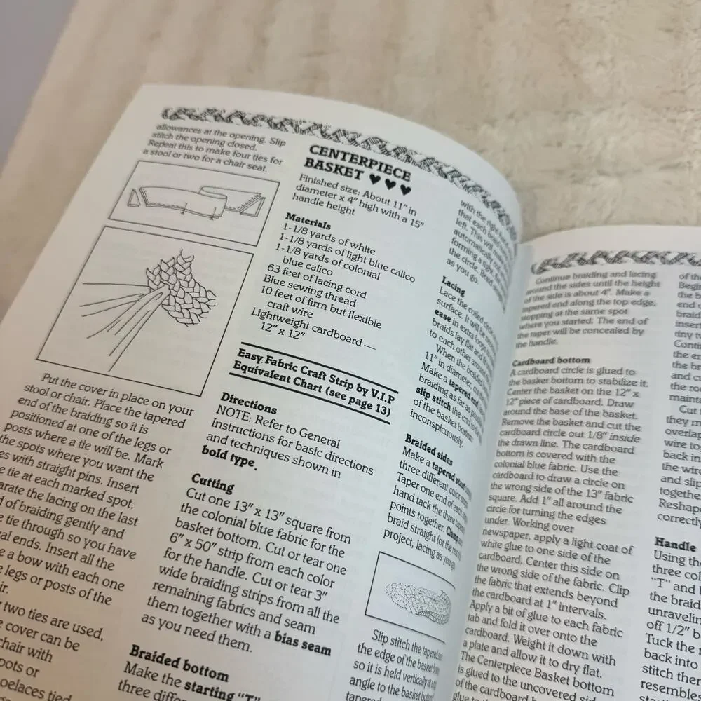 Braid Craft Country Kitchen Shirley Botsford VIP Fabrics 86000 DIY Projects Book